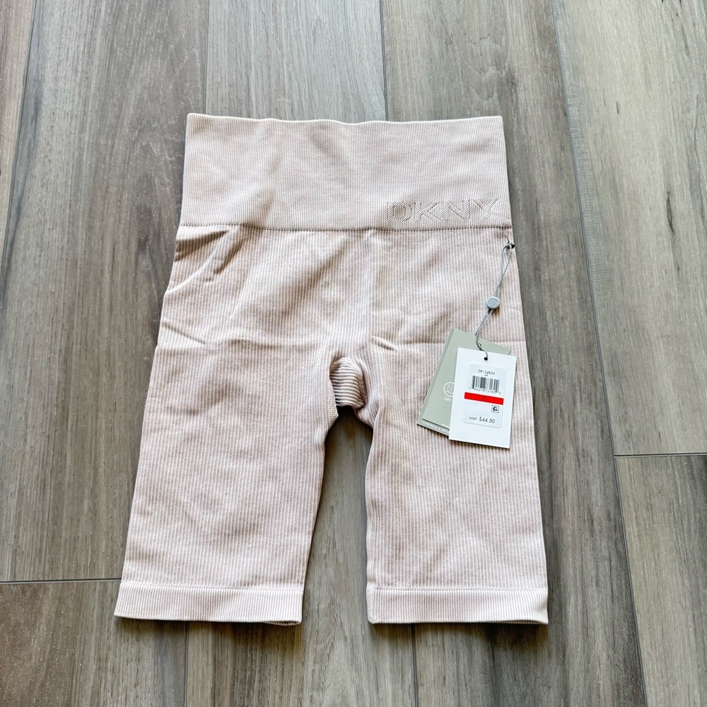 DKNY Biker Shorts in Beige XS